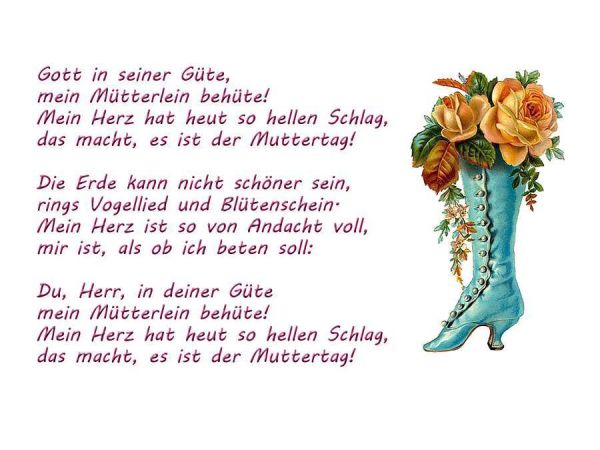 ALLES GUTE ZUM MUTTERTAG 